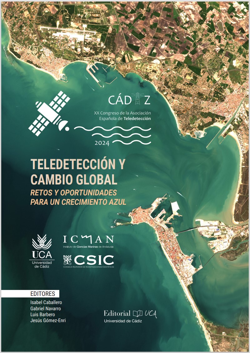 Portada del libro «Teledetección y cambio global»