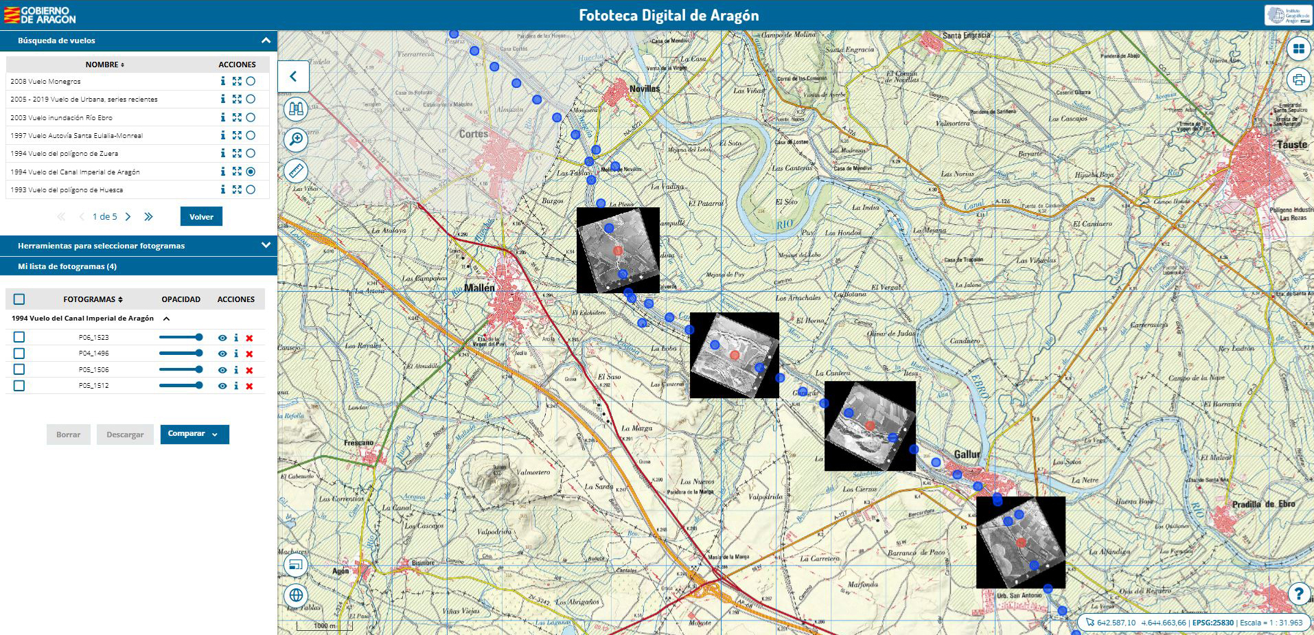 Huella de fotogramas